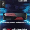 Samsung 990 Pro Ssd Interno Con Dissipatore Di Calore Da 2tb, Compatibile Con Playstation 5, Pcie Gen 4.0 X4 Nvme M.2 ( Mz-v9p2t0c) - immagine 5