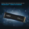 Crucial P5 Plus 2tb Gen4 Nvme M.2 Ssd Gaming Interno Con Dissipatore, Compatibile Con Ps5 - Fino A 6600mb/s - Ct2000p5pssd5 - immagine 5