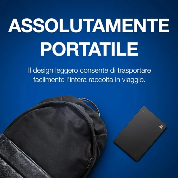 Seagate Game Drive Per Console Playstation, 4tb, Hard Disk Esterni - Usb 3.2 Gen 1, Con Licenza Ufficiale (Stll4000200) - immagine 7