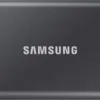 Samsung T7 Portable SSD - 2 TB - USB 3.2 Gen.2 External SSD Titanium Grey (MU-PC2T0T/WW)