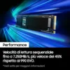 Samsung Memorie MZ-V9S1T0BW 990 EVO Plus SSD Interno da 1TB PCIe Gen 4.0 x4 / 5.0 x2 NVMe 2.0 - immagine 3