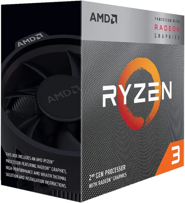 AMD Ryzen 3 3200G, Processore PC, 3,6 GHz (frequenza massima: 4,0 GHz), 4 MB L3 Cache, Socket AM4, GPU integrato Radeon Vega 8 - immagine 2