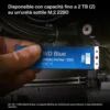WD Blue SN580, 1TB, M.2 2280 fino a 4150MB/s, Include Acronis True Image per Western Digital - immagine 3