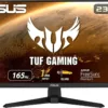 ASUS TUF Gaming VG247Q1A Gaming Monitor 24", FullHD (1920x1080), 165Hz, Response Time 1ms, Adaptive Sync, FreeSync Premium, Extreme Low Motion Blur, Adjustable, Black