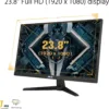 ASUS TUF Gaming VG247Q1A Gaming Monitor 24", FullHD (1920x1080), 165Hz, Response Time 1ms, Adaptive Sync, FreeSync Premium, Extreme Low Motion Blur, Adjustable, Black - immagine 2