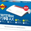 AVM FRITZ!Box 7590 AX Edizione Internazionale, Modem Router Wi-Fi 6 Dual Band fino a 3600 Mbit/s, ADSL/VDSL fino a 300 Mbit/s, Mesh, Base DECT, Media Server - immagine 4