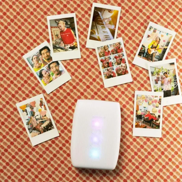 Fujifilm Instax Mini Link 3 Clay White - Stampante Mini per Smartphone, Stampa Veloce, Effetti AR 3D Integrati, Modalità Collage Click-to-Collage, Dimensione Immagine 62 x 46 mm - immagine 4