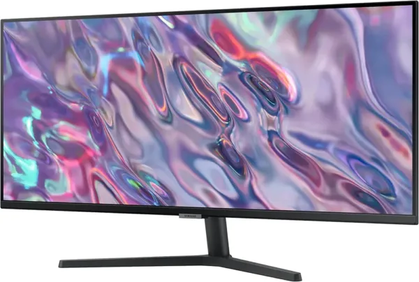 Monitor Samsung HRM ViewFinity S50GC (S34C502) 34" Flat - WQHD 3440x1440, 21:9, HDR10, VA, 100Hz, FreeSync, HDMI, Display Port, Eye Saver, Flicker Free - immagine 3