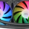 Mars Gaming ML-LCD240, Raffreddato a Liquido AIO, TDP 500W, 2x Ventole ARGB 120mm FDB, Display LCD con Monitoraggio della Temperatura, Pompa Opti-Chamber 3rd Gen, Multisocket Universale, Nero - immagine 6