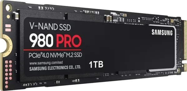 Samsung Memorie MZ-V8P1T0B 980 PRO SSD Interno da 1TB, compatibile con Playstation 5, PCIe NVMe M.2, Nero - immagine 4