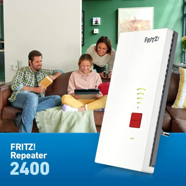 AVM FRITZ!Repeater 2400 (Dual-WLAN AC + N fino a 1.733 MBit/s + 600MBit/s), 1x Gigabit-LAN, WLAN Mesh - immagine 8
