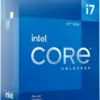 Intel Core i7-12700KF, processore desktop, per sistemi desktop 12 (8P+4E) core fino a 5,0 GHz sbloccato LGA1700 serie 600 chipset 125 W