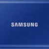 Samsung T7 SSD Portatile 2TB, USB 3.2, 1050 MB/S, Colore Blu Indaco