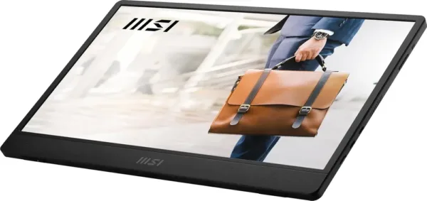 MSI PRO MP161 E2U Monitor portatile FHD 15,6" - Pannello IPS (1920 x 1080), 60Hz, Schermo aEye-Friendly (PC, Laptop, Mobile) - Mini-HDMI? 2.0b (FHD@60Hz), 2 x USB Type-C - immagine 4