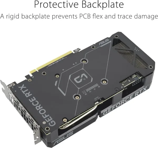 Scheda Grafica ASUS DUAL NVIDIA GeForce RTX 4060 EVO OC Edition, 8 GB GDDR6 128-bit 18 Gbps PCIe 4.0, con GPU Tweak III - Modello DUAL-RTX4060-O8G-EVO - immagine 4