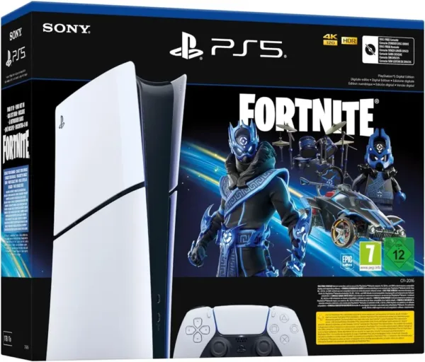 Bundle console PS5 Digital Edition - Fortnite Cobalt Star Pack - immagine 3