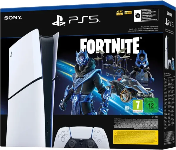 Bundle console PS5 Digital Edition - Fortnite Cobalt Star Pack - immagine 4