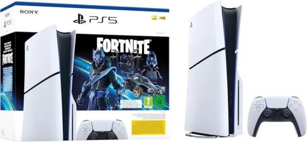 Console Sony PlayStation 5 - Bundle Cobalt Star di Fortnite (Edizione speciale) - immagine 2