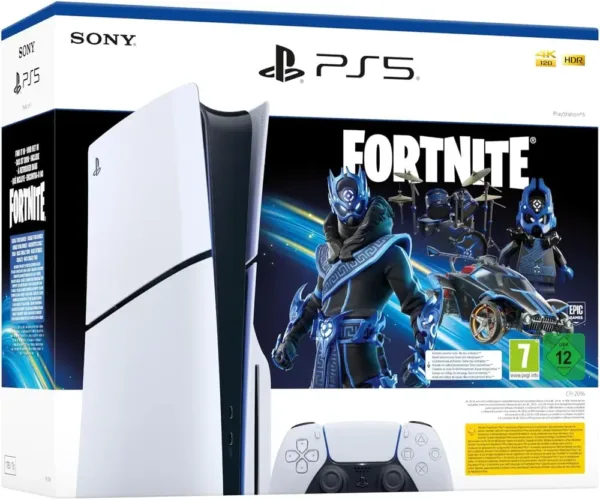 Console Sony PlayStation 5 - Bundle Cobalt Star di Fortnite (Edizione speciale) - immagine 3