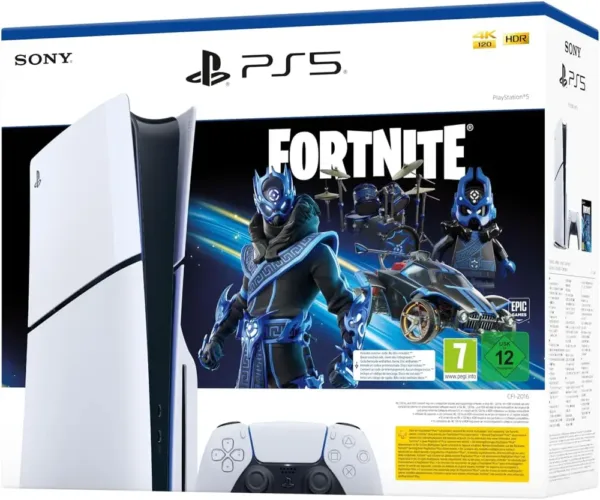 Console Sony PlayStation 5 - Bundle Cobalt Star di Fortnite (Edizione speciale) - immagine 4