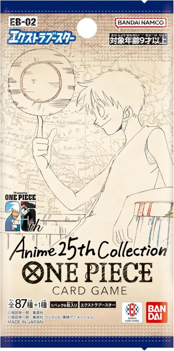 One Piece Card Game - Box Extra Booster "Anime 25th Collection" EB-02 (24 bustine) - Edizione Giapponese - immagine 3