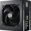 Alimentatore Cooler Master MWE Gold V2 750 W Full-Modular, 80 Plus Gold - Cavi Flat Neri, Ventola 120 mm HDB, Alta Resistenza Termica