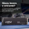 Crucial P310 SSD interno NVMe M.2 PCIe Gen4 500 GB - fino a 6.600 MB/s - gaming, notebook e desktop - CT500P310SSD801 - immagine 3