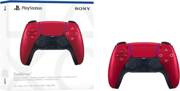 Sony DualSense Wireless Controller per PS5 - Colore Volcanic Red, Feedback Aptico, Trigger Adattivi, Microfono Integrato - immagine 4