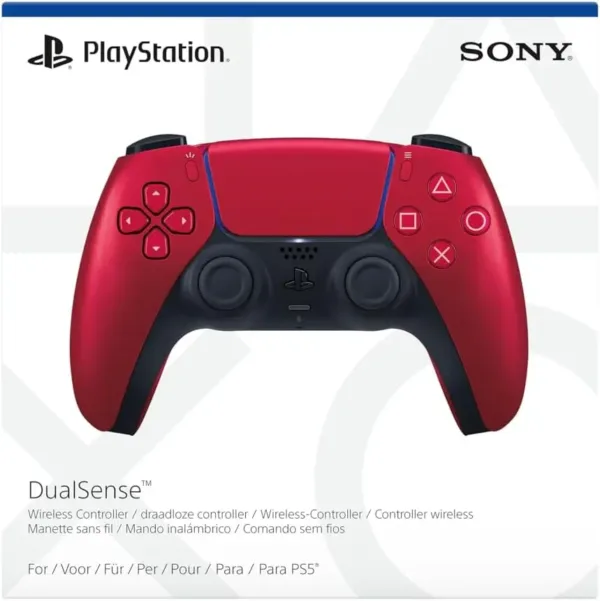 Sony DualSense Wireless Controller per PS5 - Colore Volcanic Red, Feedback Aptico, Trigger Adattivi, Microfono Integrato - immagine 5