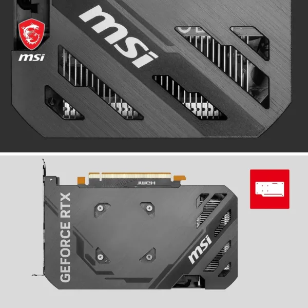 MSI GeForce RTX 4060 VENTUS 2X BLACK 8G OC - Scheda Video Grafica 8GB GDDR6, PCIe 4.0, TORX 4.0, Zero Frozr, DLSS 3 - immagine 5