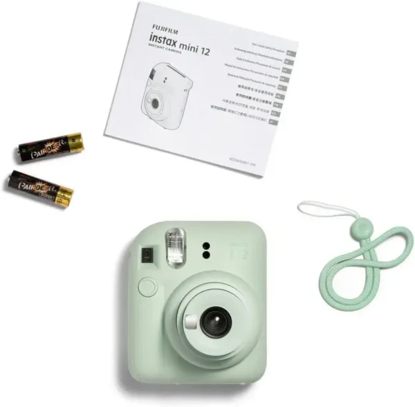 Fujifilm Instax Mini 12 Mint Green - Fotocamera Istantanea, Selfie Mirror, Modalità Close-Up, Esposizione e Flash Automatica, Stampa 86×54 mm - immagine 4