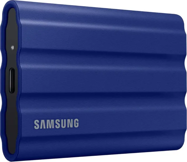 SSD Portatile Samsung T7 Shield 2TB USB 3.2 Gen 2 - Resistente IP65, Compatibile con Mac, iPhone e iPad, Colore Blu - immagine 2