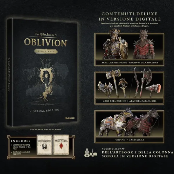 The Elder Scrolls IV: Oblivion Remastered - Deluxe Edition - PS5 - immagine 2