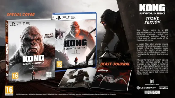 Kong: Survivor Instinct - Titans Edition PS5 | Edizione Fisica da Collezione con Contenuti Esclusivi - immagine 3